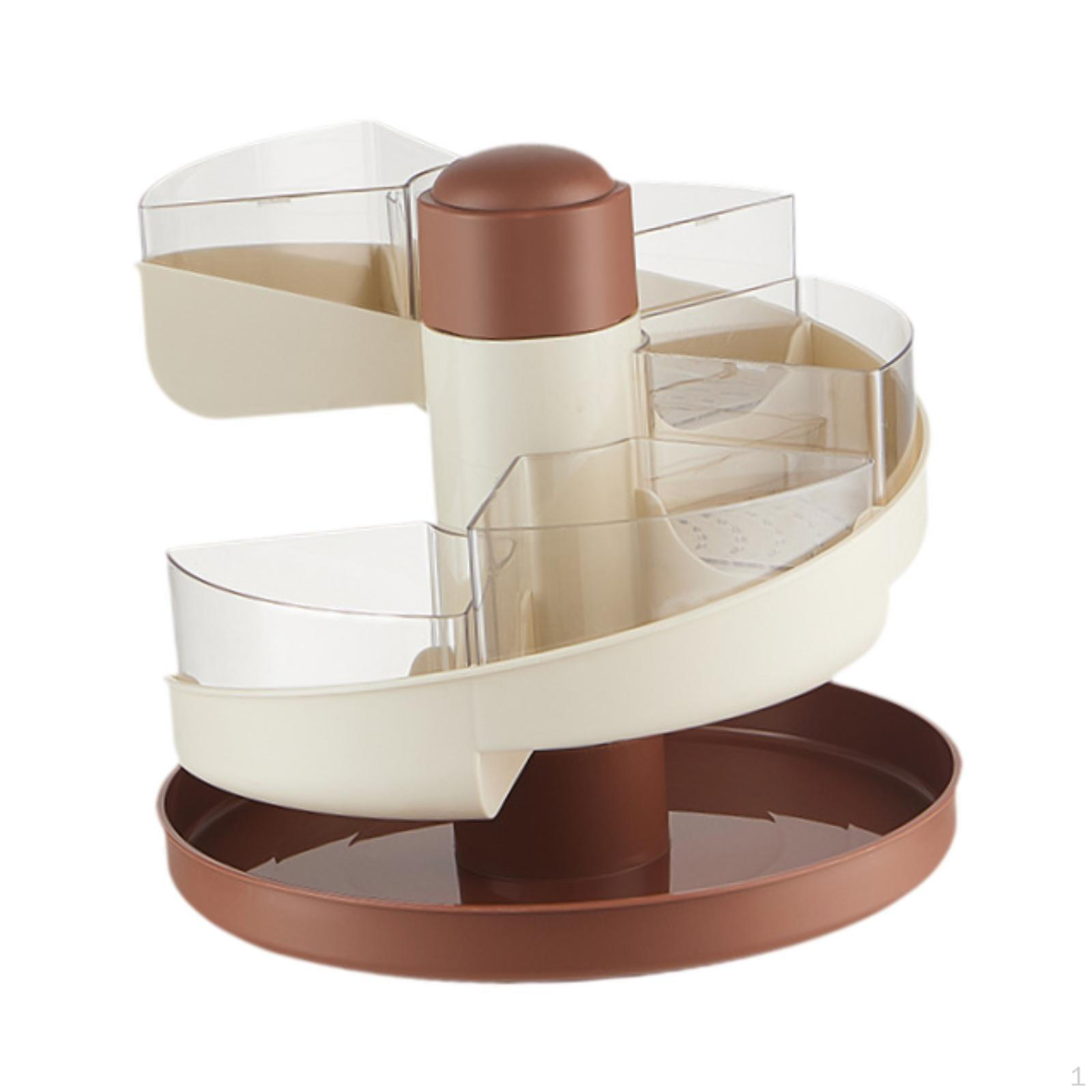 

Drain Basket Food Tray Portable Party Cleaning Container Rotatable Serving Dish Multifunctional 1 Tier