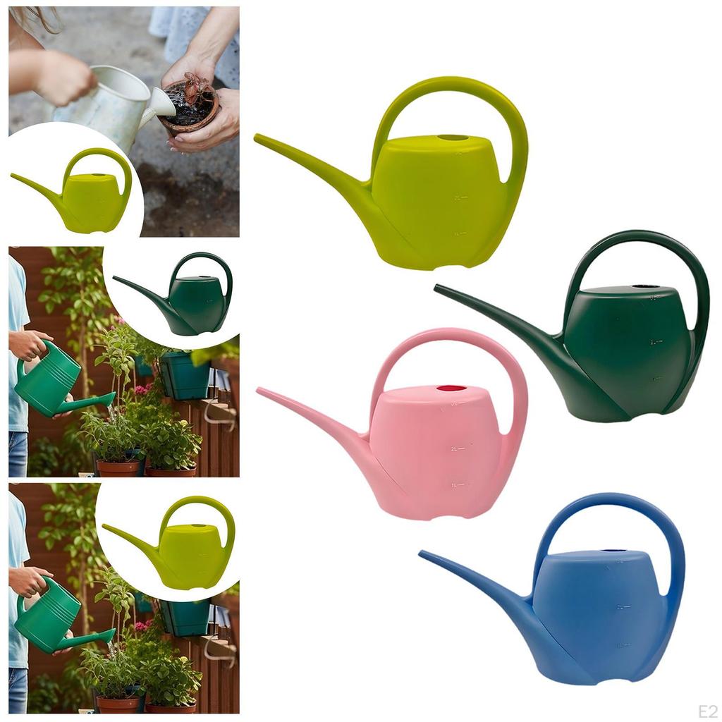3L Watering Can Long Spout Water Can,Lightweight Sturdy Modern Pot for Indoor Outdoor