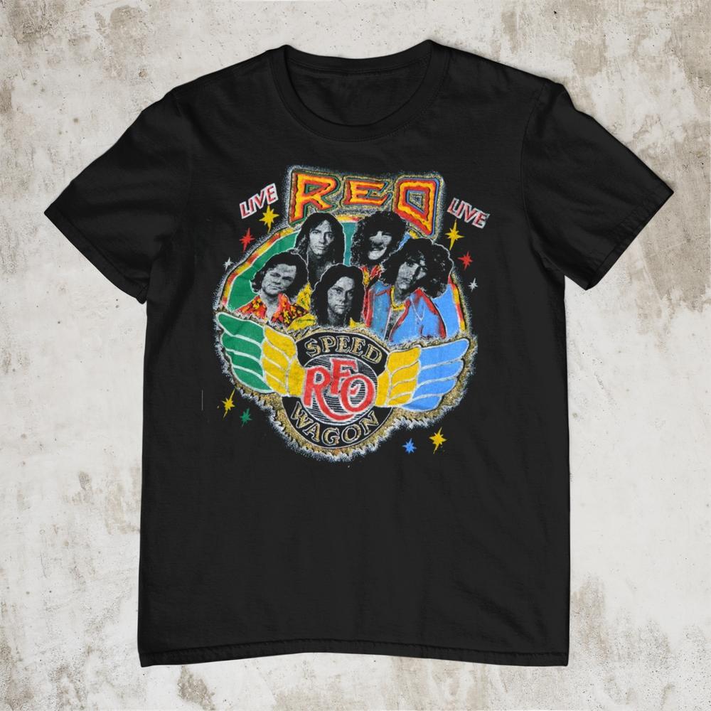 Vintage 1979 REO SPEEDWAGON Tour T Shirt 70s concert S-4XL zz478 M