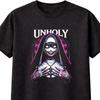 T-shirt Grafica Anime Horror Suora Gotica Blasfema Maglietta Unisex Scuro S5XL