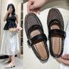 Fashion Spring Summer New Style Mesh Ballet Flats Round Toe Flat Bottom Breathable Comfortable Versatile Fishnet Shoes Trendsetter
