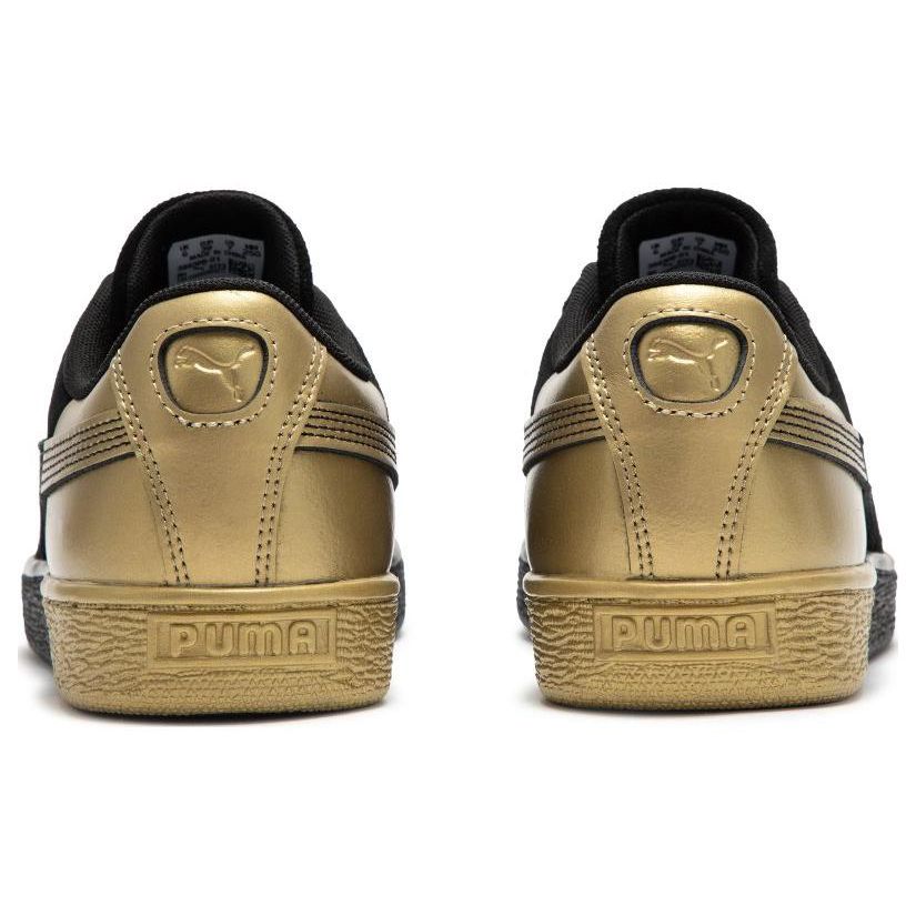 Puma Suede Dance Crew Unisex Black Gold Metallic 398306-01