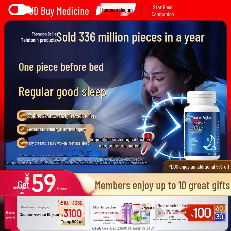 By-Health Melatonin with Vitamin B6