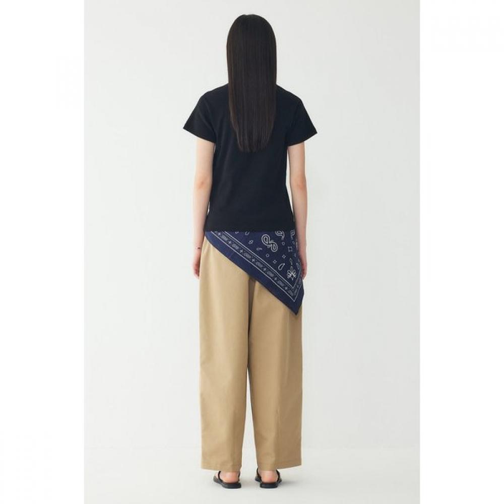 STUDIO TOMBOY BuTTon DeTail Ribbed ShorT Sleeve T shirT 9106222205ar
