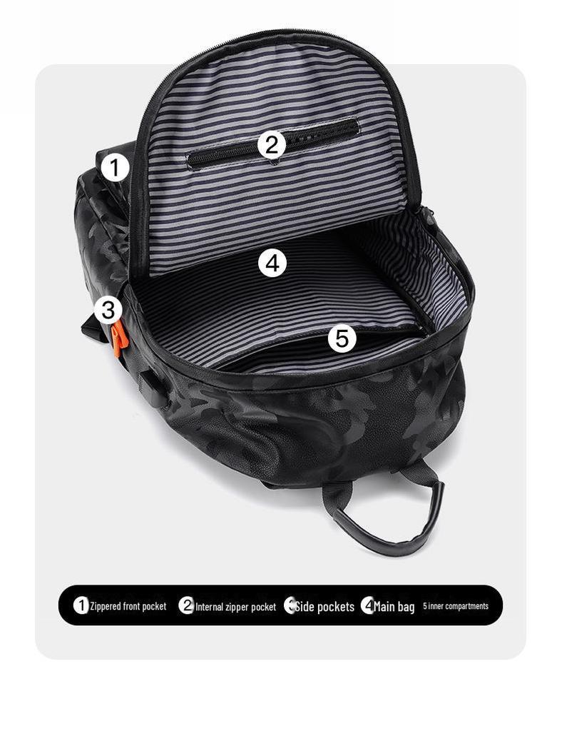 Men's Large Capacity Outdoor Travel & Business Backpack