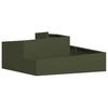 Garden Planter Olive Green 100 X 100 X 50 Cm