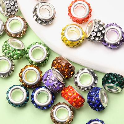10Pcs 12mm Acrylic Drill Rings Loose Beads For Jewelry Making DIY Necklace  Pendant Bracelet Crafts Jewelry Accessory