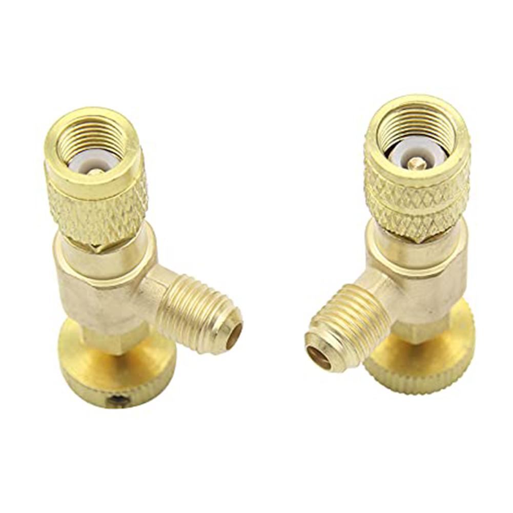 Copper Valve Set Air Conditioner Valve Air Conditioning Repair Gold Blue Robust Construction User-friendly Design