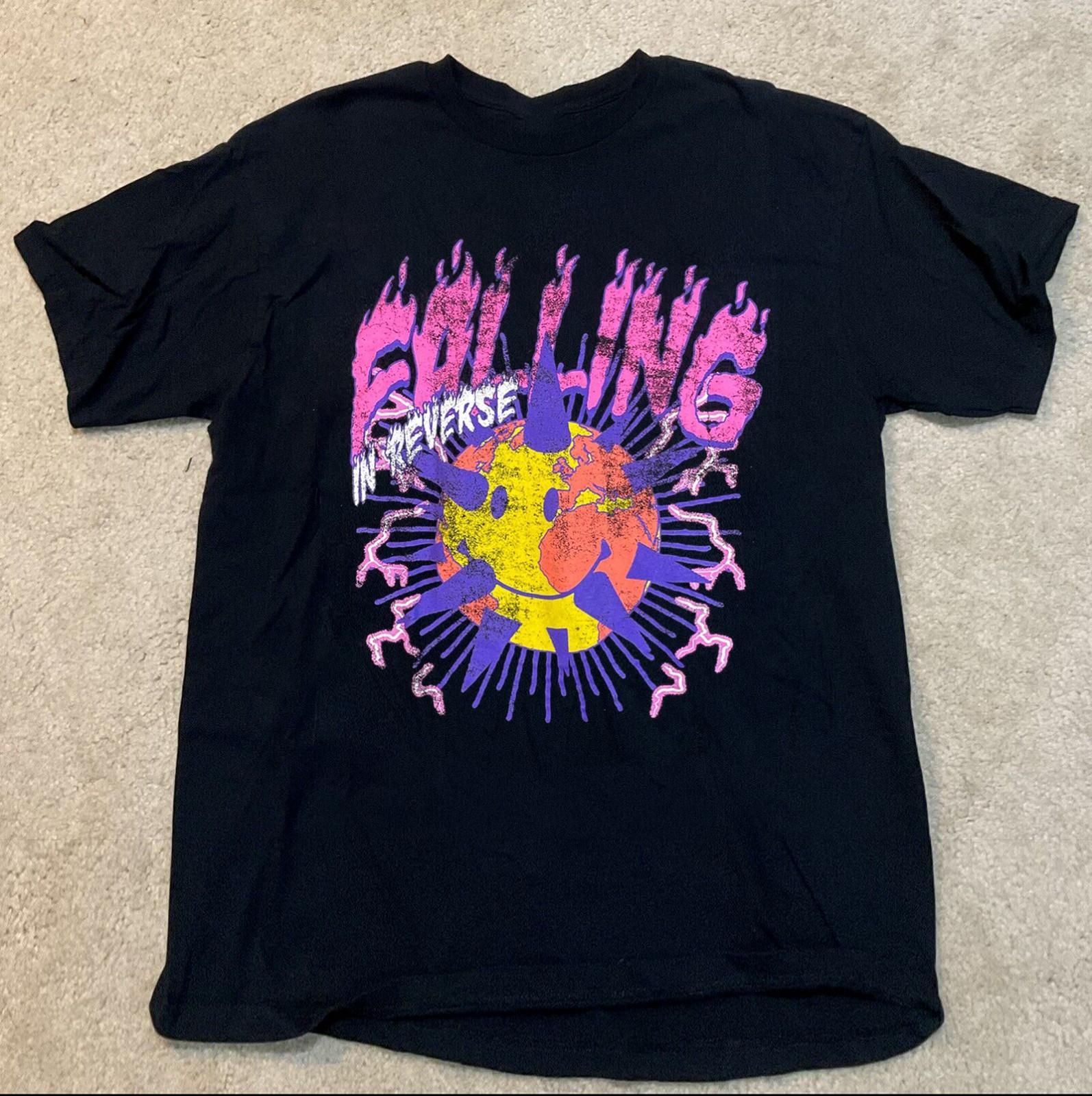 

Falling In Reverse Band Tour Unisex Cotton T-Shirt 5XL різнокольоровий