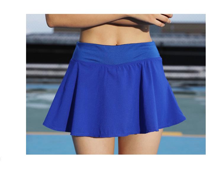 Dámské rychleschnoucí kalhoty se sukní pro tenis, tanec, jógu a běh – fitness šortky odolné proti vystavení.