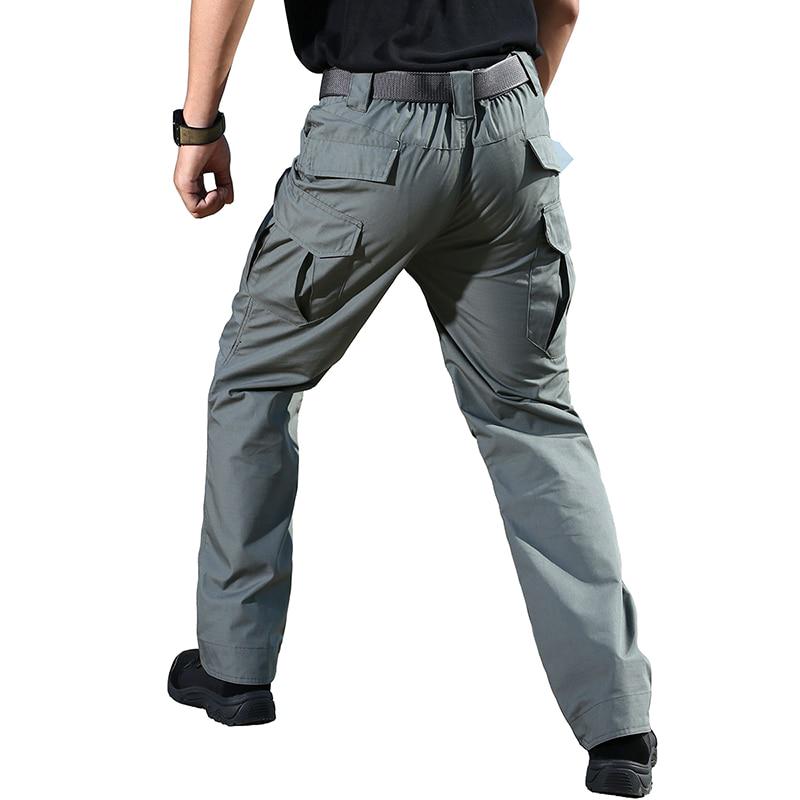 Taktické vojenské nákladní kalhoty Pánské Bavlna City Army SWAT Běžné Kalhoty s mnoha kapsami Pánské