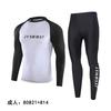 Mens Long Sleeve Pants Rash Guard Set Snorkeling Surfing Swimming UV Protection Quick Dry