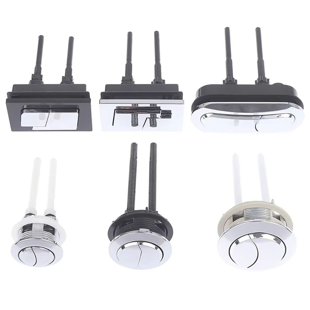 1Pcs 47/57/70mm Toilet Push Buttons Plastic Dual Flush Button  Bathroom Accessories