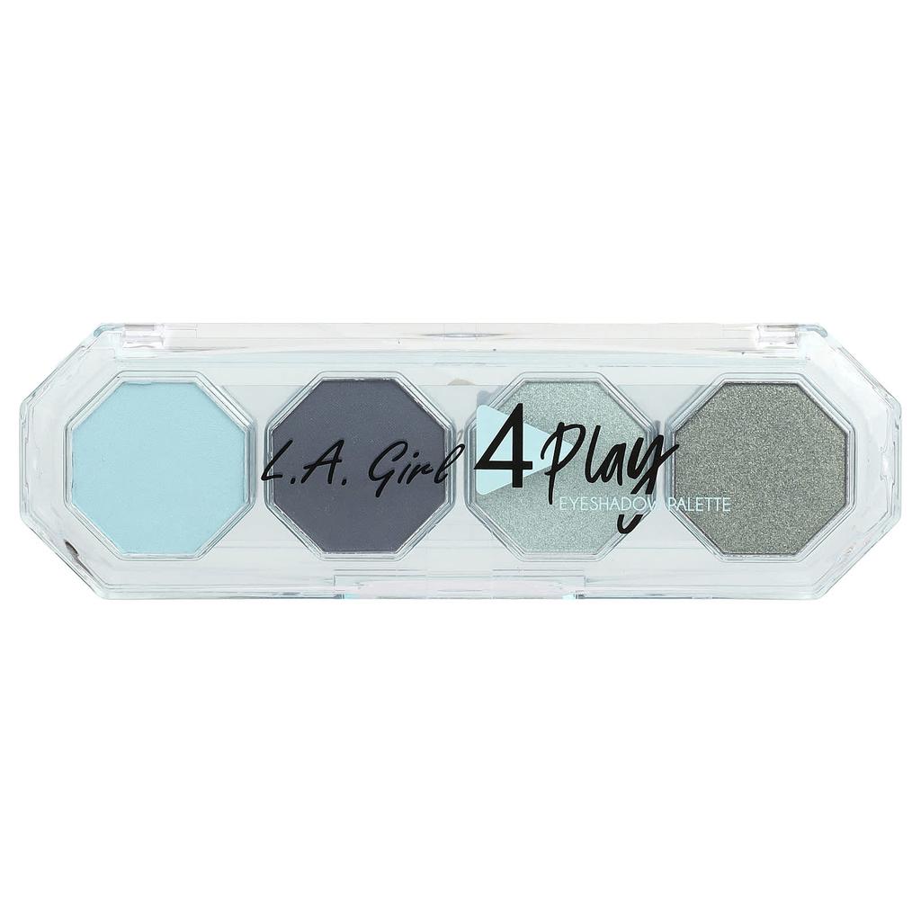 L.A. Girl, 4-Play Eyeshadow Palette, GES231 All Nighter, 3.2g (0.11oz)