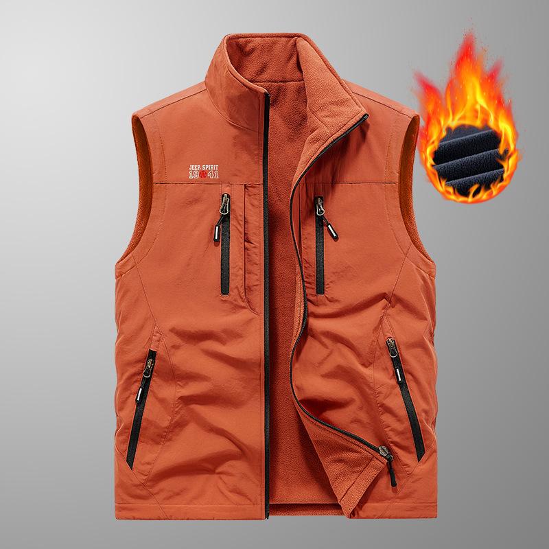 Photography Quick Drying Multi Pocket Fishing Suit Outdoor Autumn and Winter Breathable Fabric Taslon Vest
