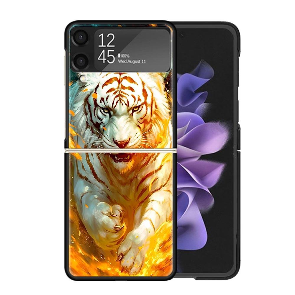 

Ferocious Tiger Animal Cases For Samsung Galaxy Z Flip 4 5 6 7 3 Z Flip7 Flip6 Flip4 Flip5 Flip3 5G Hard Shockproof Fundas Cover Samsung Z Flip 5
