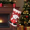Christmas Decorations Three-dimensional Doll Linen Christmas Decorative Stockings Christmas Tree Pendant Wall Decoration