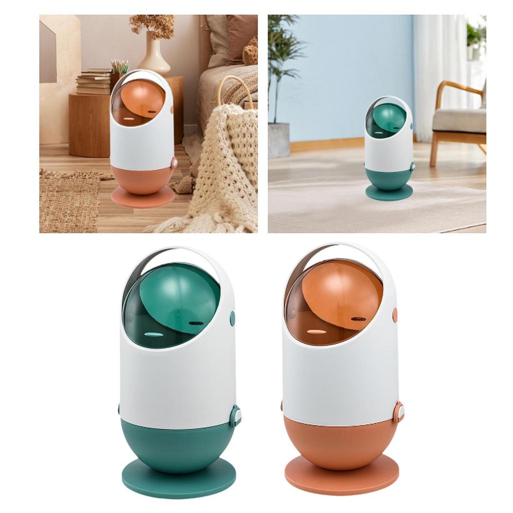 Mini Desktop Trash Can Garbage Container Garbage Bin for Dorm Kitchen Office