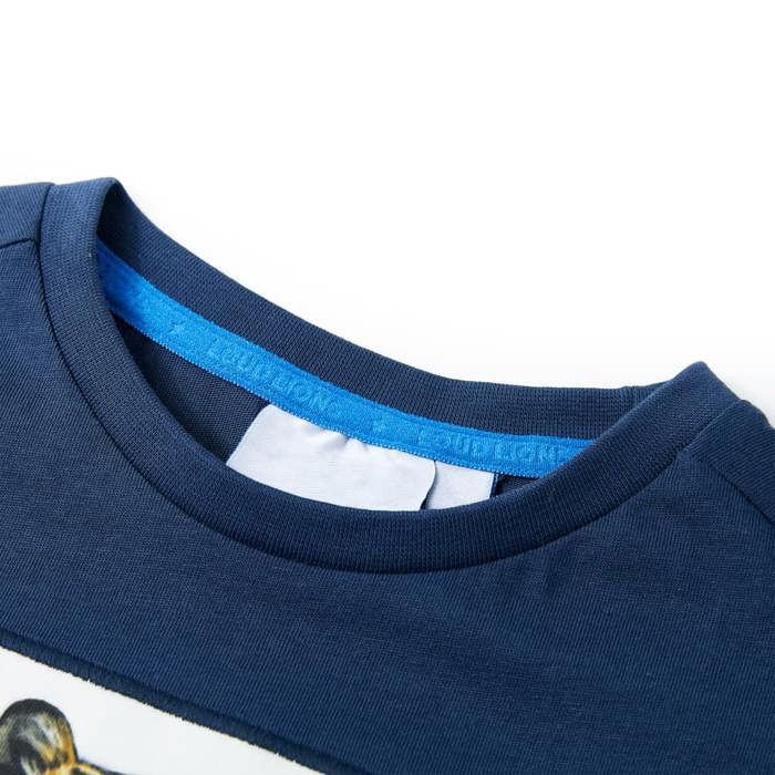 Children's T-shirt with Short Sleeves Dark Blue 92/104/116/128/140