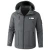 Winter Jacket Suit Men's Plus Velvet Water-proof Overalls To Keep Warm Outdoor Labor Insurance 2-piece Set