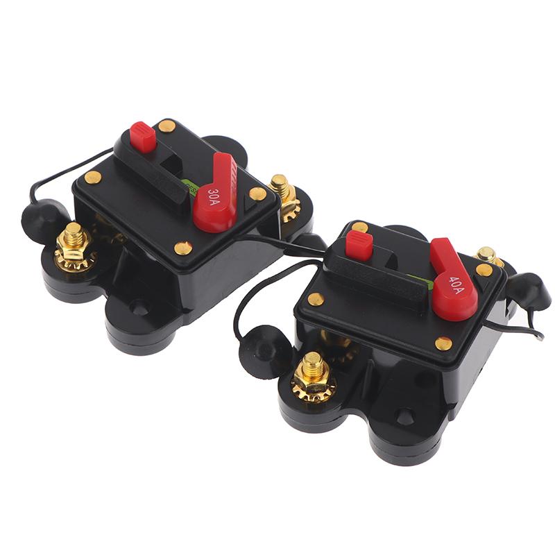 Waterproof Circuit Breaker Reset Fuse Inverter DC12V 24V 30A 40A 50A 60A 80A 100A 150A 200A 250A 300A Home Solar System Parts
