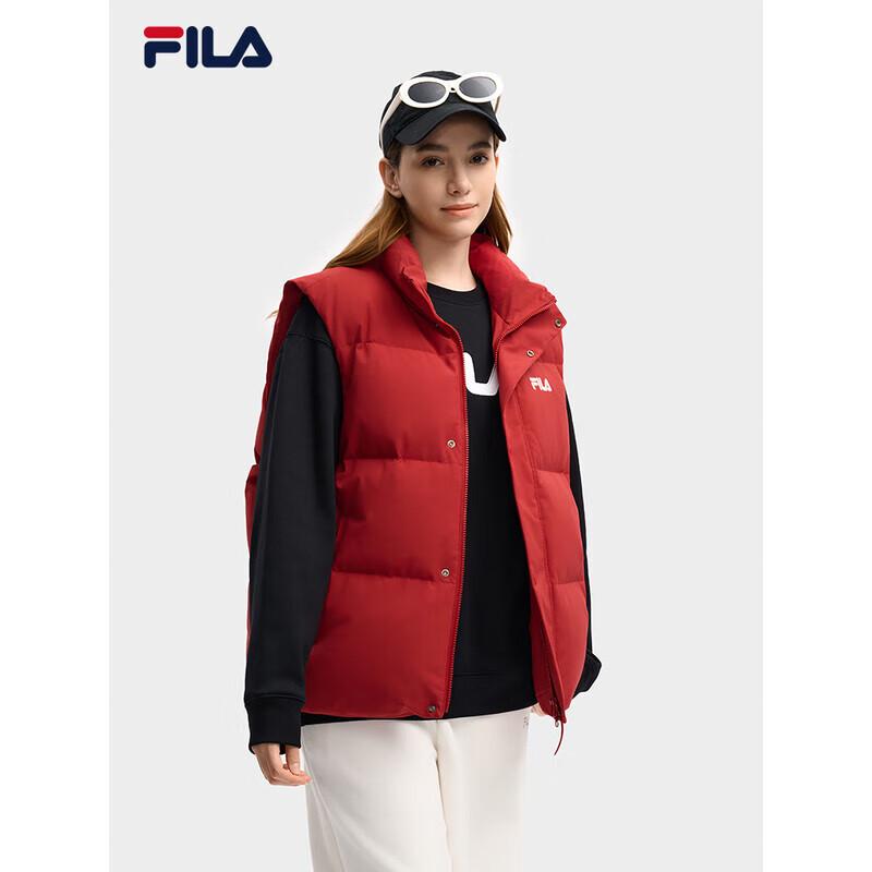 FILA Unisex Casual Stand-up Collar Down Vest