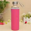 550ml Universal BPA Free High Temperature Water Bottle Resistant Glass Sport With Tea Filter Infuser Bottle Jug Protective Bag