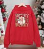 Merry Christmas Santa Claus Print Men Hoodies Pocket Comfortable Streetwear All-Match Hip Hop Hoody Autumn Fleece Sportswears