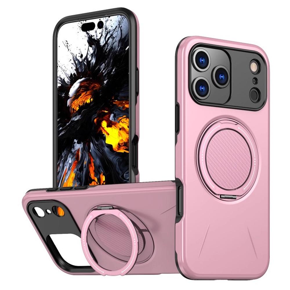 360° Magnetic Bracket TPU Case For iPhone 17 Air 12 13 14 15 16 17 Pro Max Plus For Magsafe Shockproof Stand Holder Cover Funda