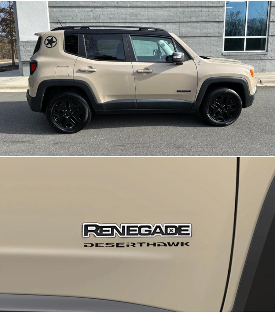 For Jeep Three Dimensional ABS Car RENEGADE Emblem Trunk Rear Sticker Decoration Decal Accessories For Jeep Renegade Grand Ch