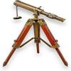 Nautical Brass Telescope with Wooden Stand Home Decor Gift Rustic Home Decor Gift