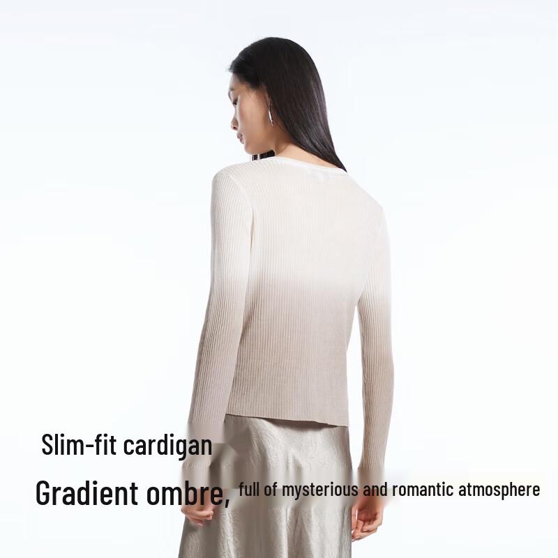 VEROMODA Women's Gradient V-neck Knit Cardigan