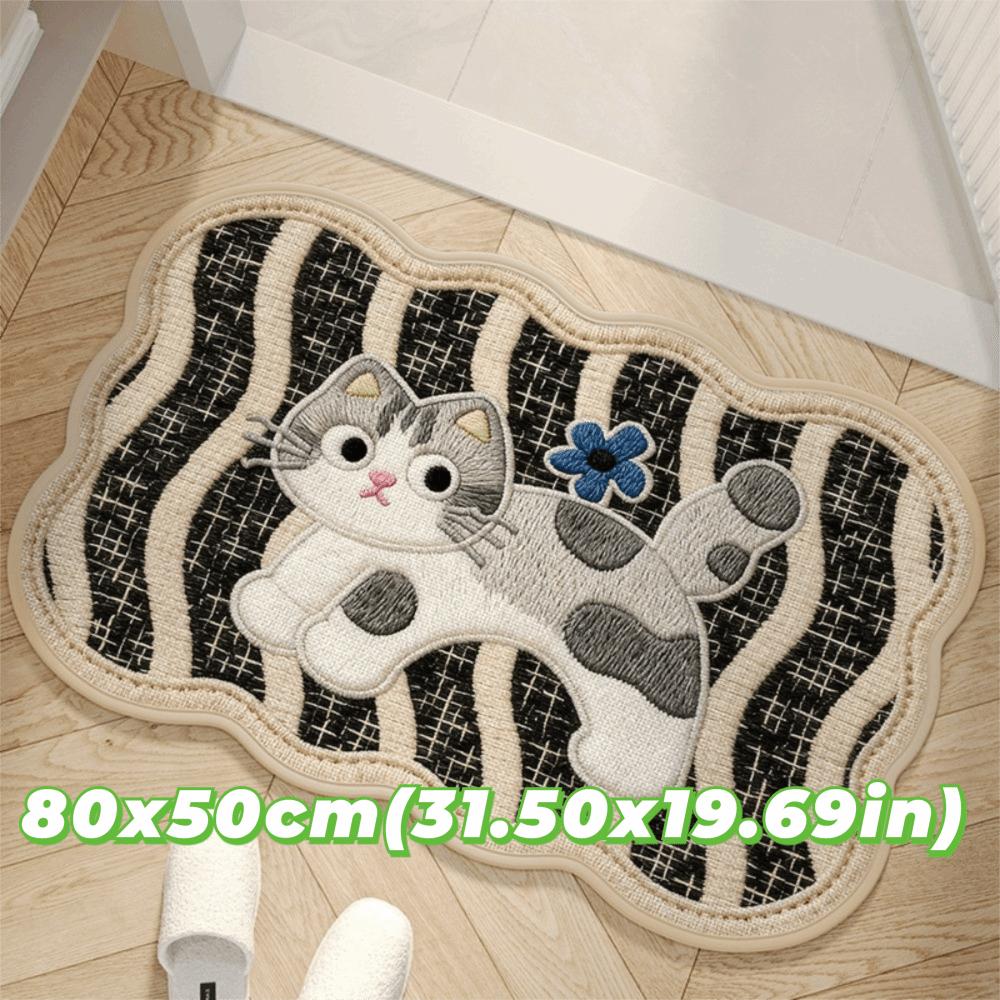 Non-slip Carpet Soft Absorben Floor Mat Cute Door Mat Bedroom