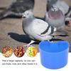 20Pcs Plastic Birdcage Feeder Blue Parrot Water Bowl Bird Feeding Cup  Small Birds Feeding