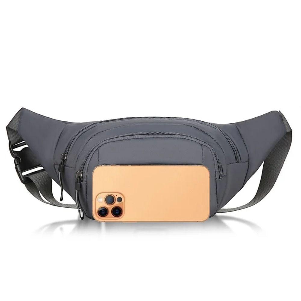 Waterproof Crossbdoy Chest Bag Large Capacity Men Running Pouch Belt Jog Runnning