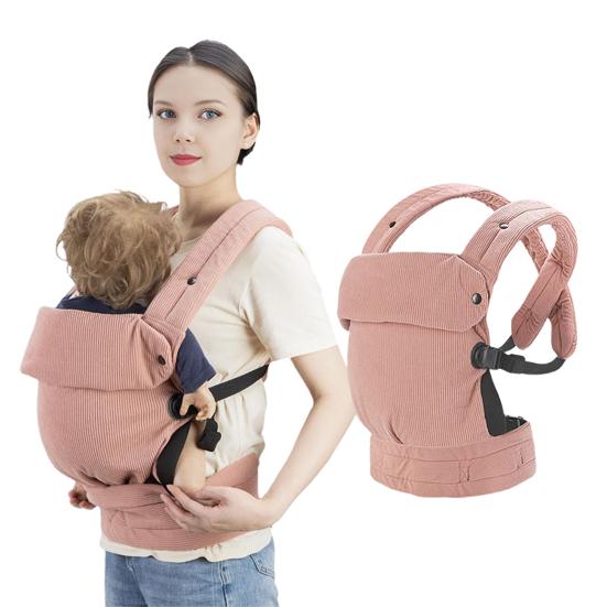 Baby Carrier for Newborns To Toddlers 7-36 Lbs Ergonomic 4-in-1 Design Adjustable Hip Seat Straps Supports Healthy Hip Spinal Development Baby Carrier
