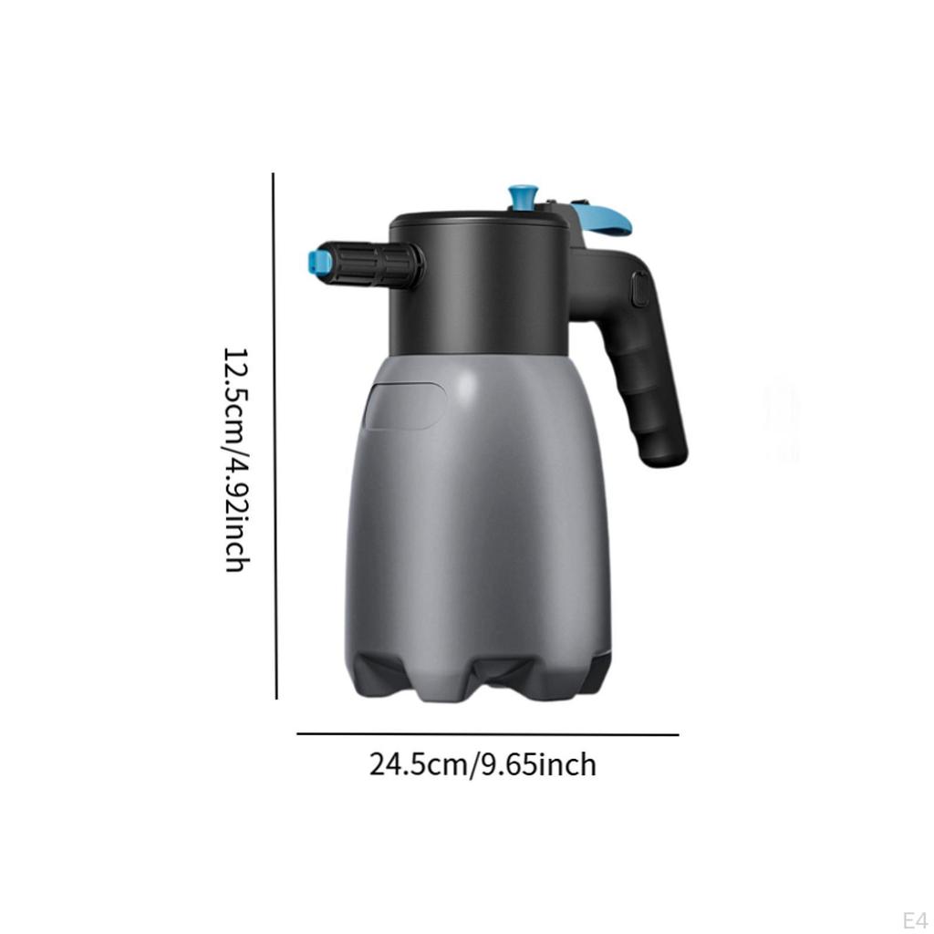 1.7 L Car Electric Foaming Sprayer Handheld USB Charging for Home Cleaning and Garden Use