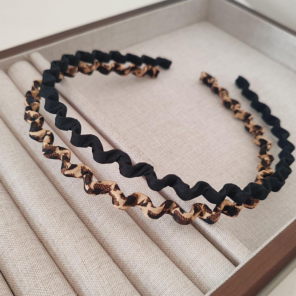 

2 шт. Европейские и американские винтажные леопардовые повязки на голову, ободки для девочек для аксессуаров, обручи для волос для женщин