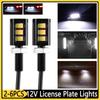 2/4/6pcs 5630 SMD LED Car Motorcycle License Plate Lights Lamp Universal LED License Number Plate Light Accessories 12V