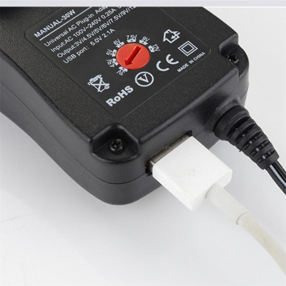 3V-12V 30W Adjustable Power Supply Adapter (AU Plug) with 6 Tips Output DC Plugs