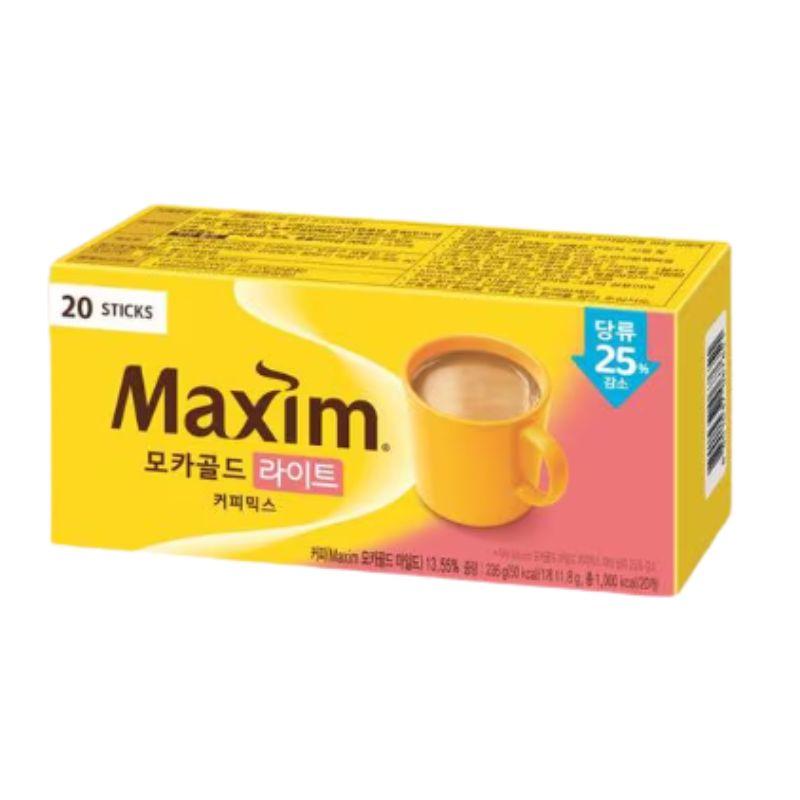 Maxim Mocha Gold Light Korean Mild Instant Coffee Mix 20 Sticks 1box(20ea)