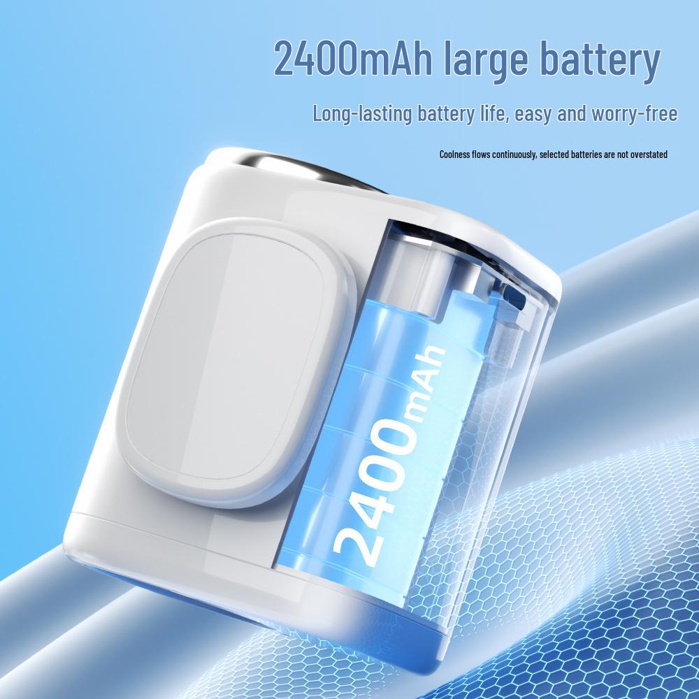 2026 Portable USB Charging Waist Clip Fan for Outdoor Sports & Travel