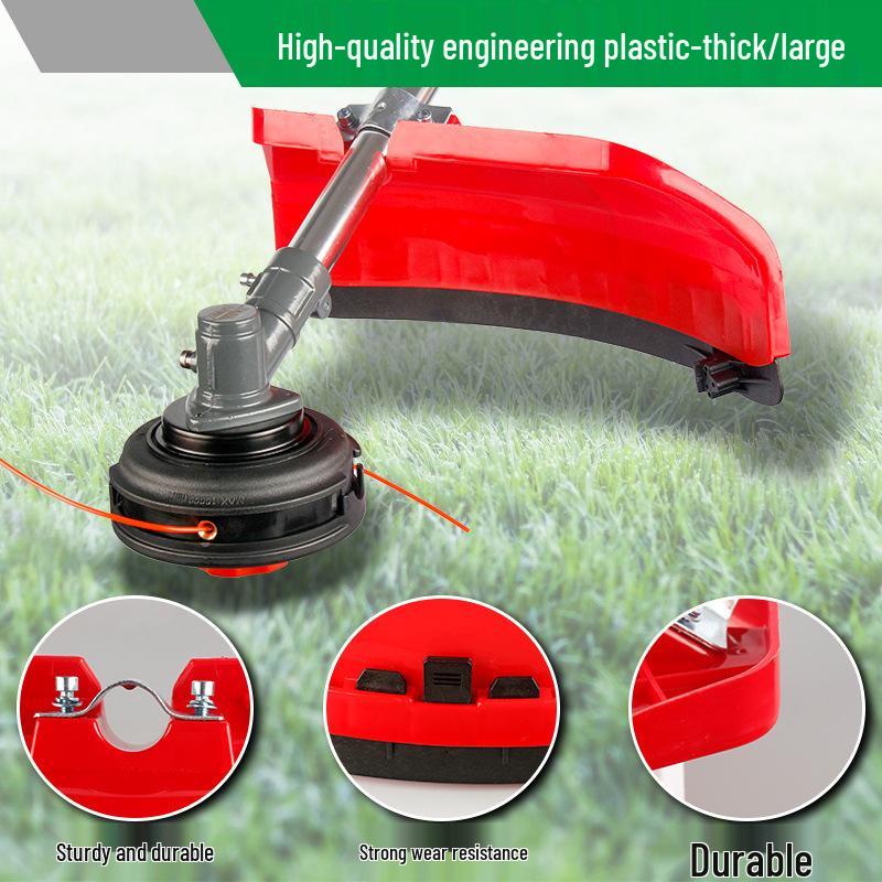 Gasoline Brush Cutter and Grass Trimmer Guard: Thickened Baffle for Lawn and Garden Protection