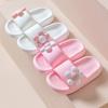 New Summer Unilateral Symmetrical Little Flower Girl Shoes Sandals Slippers Soft-soled non-slip shoes for older girls