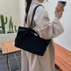 Suede Bag Women's Large Capacity Autumn and Winter Niche Retro Shoulder Bag Portable Tote Bag