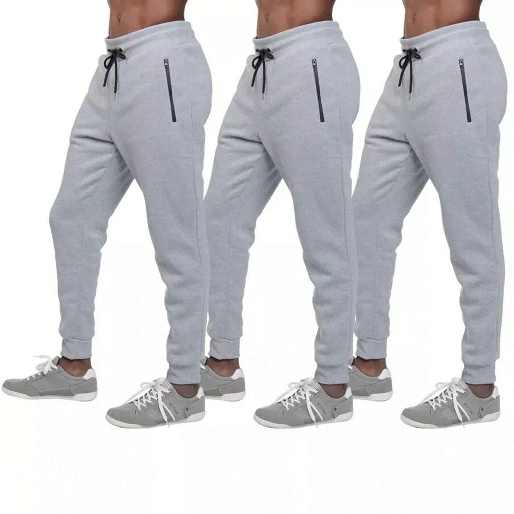 Hot-selling Niche Solid-color Casual Pants Men's 1111 New Sports Sweatpants Fitness Running Long Pants