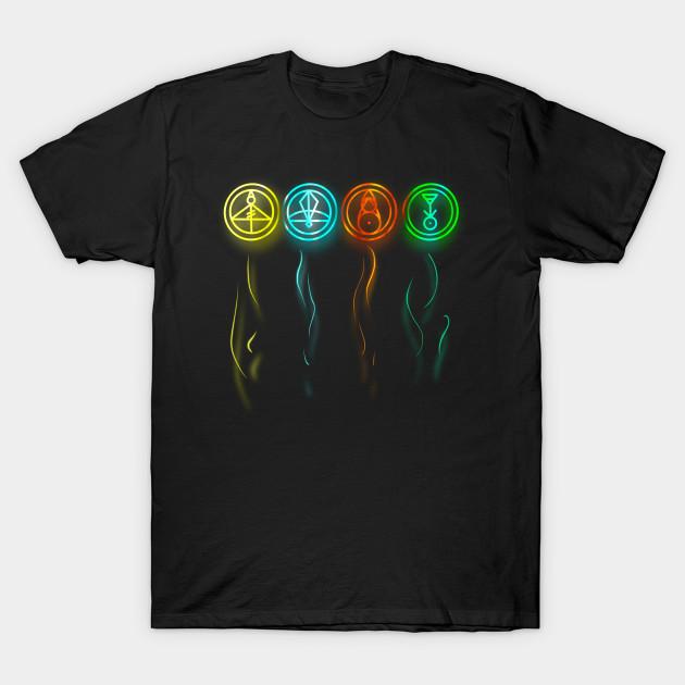 

Men Black Print T-shirt Owl House Glyphs! No-Cut Transfer Paper Print Cotton Tshirt S чорний