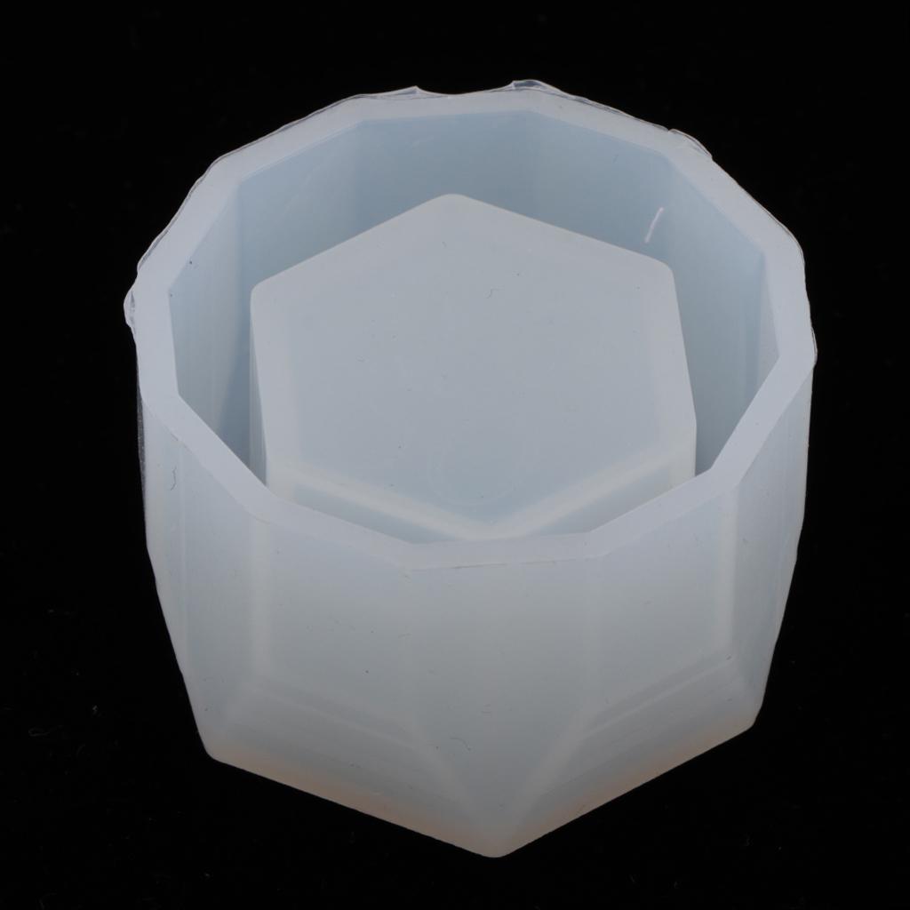 Silicone Mold Mould Flower Pot for Resin Jewelry Making Ornaments 8.5x3.4CM