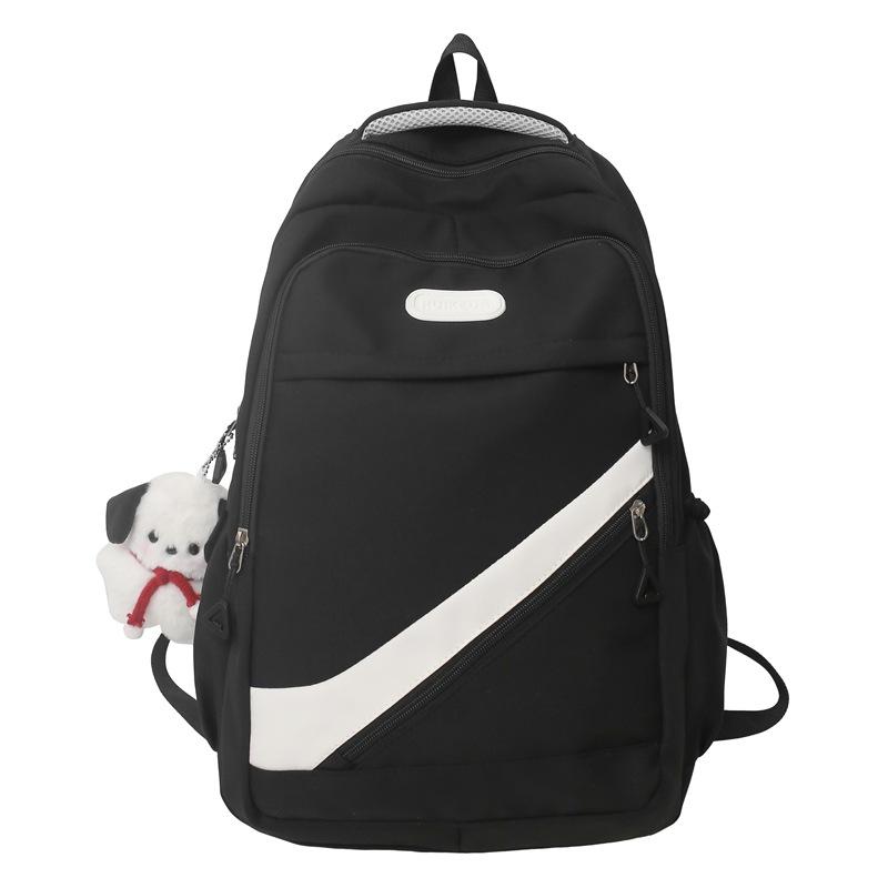 School bag male college student high school student junior high school student fashion new ins trendy cool girl student large capacity backpack