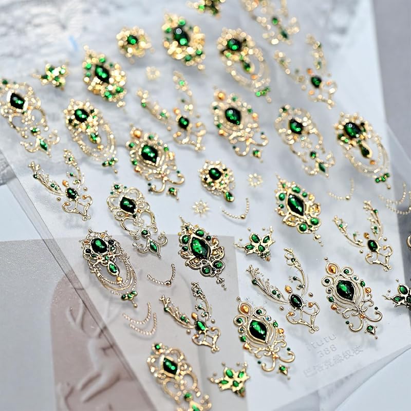 Maple Leaf Nail Stickers 5D Embossed Nail Decals Fall Design Nail Supplies Gold Leaf Stickers for Women Nails Decorations Thanksgiving Day Nails
